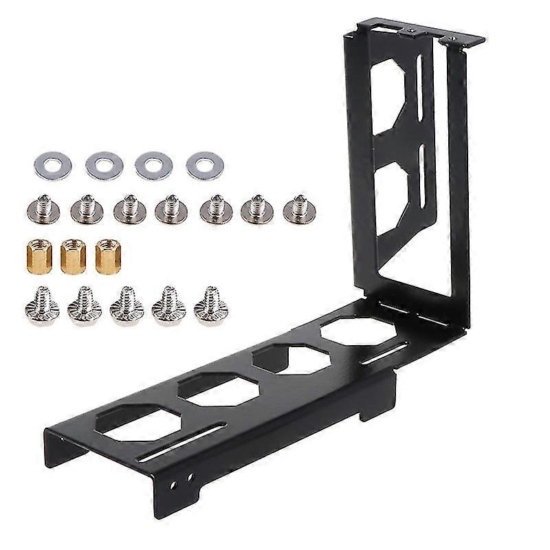 Pci-e 16x X16 Gpu Holder Riser Case Vga Graphics Card Steering Bracket Support