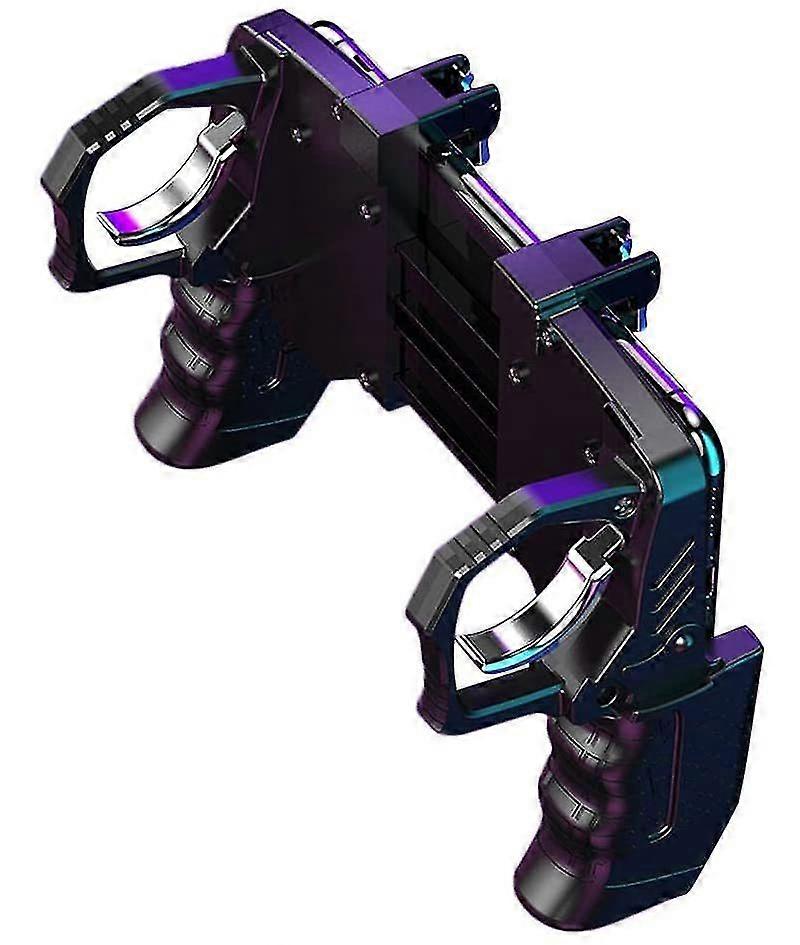 3-in-1 Mobile Game Controller, Four Finger Trigger For Pubg Gaming