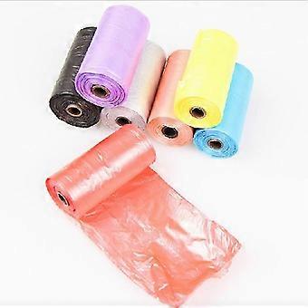 1 Roll Cat Pet Dog Waste Clean Pick Up Poop Poo 15 Bags Refills/per Roll Pets Products