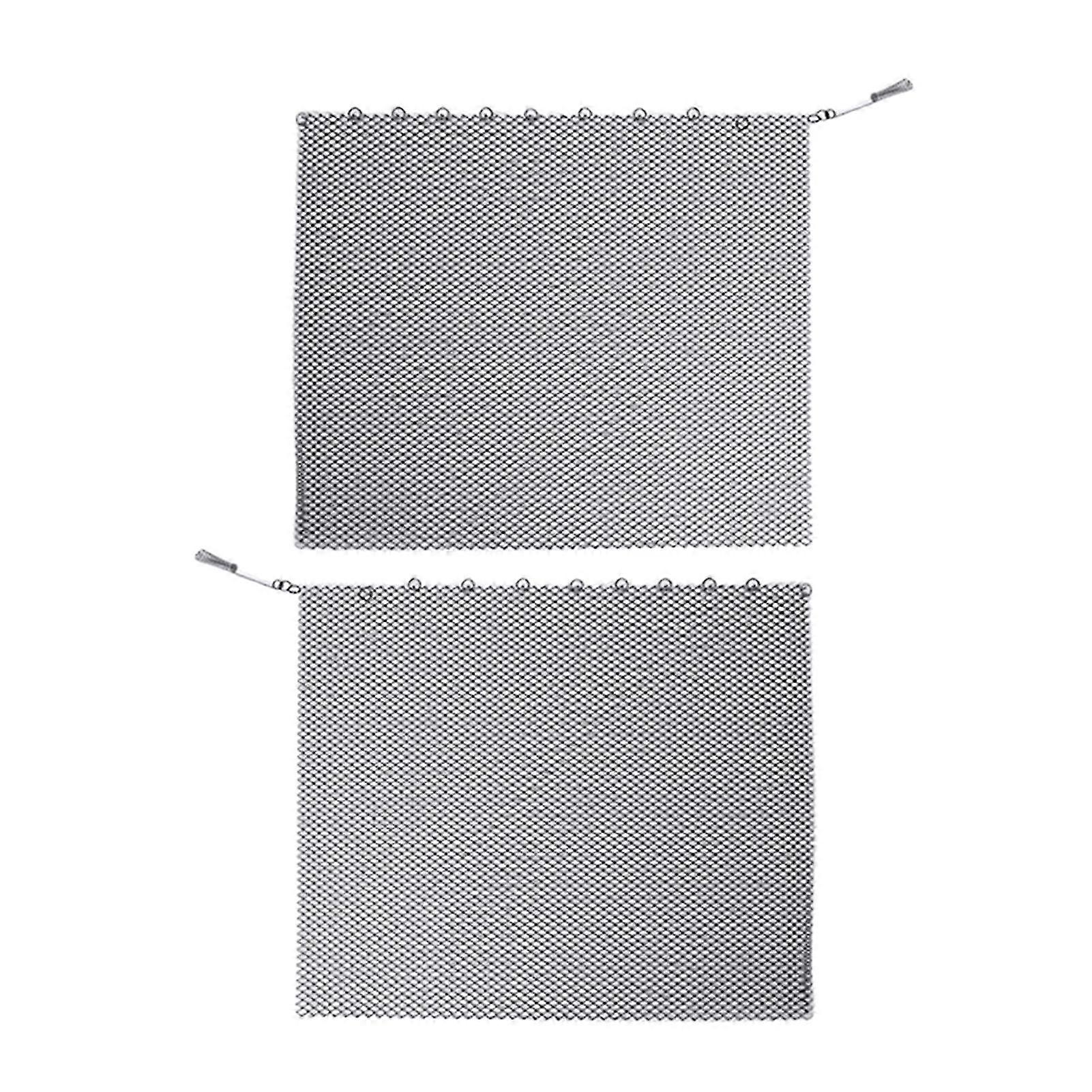 1 Set Fireplace Screen Moisture-resistant Spark Proof Full Coverage Hearth Fireplace Curtain For Living Room