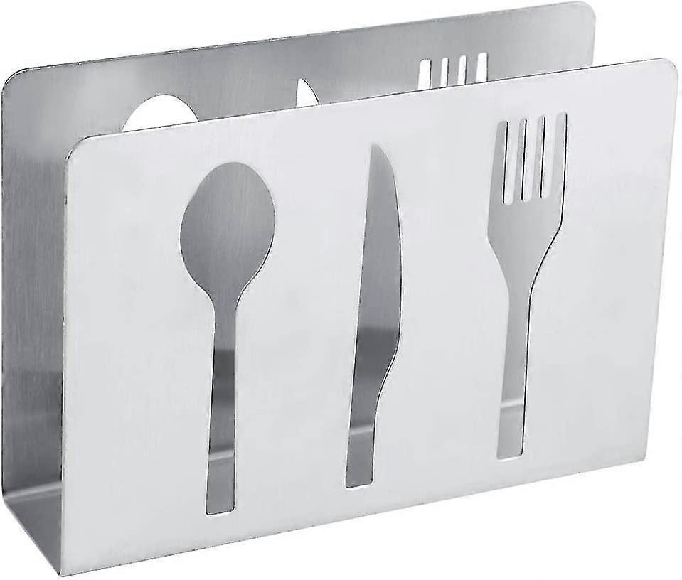 Stainless Steel Table Napkin Holder, spoon