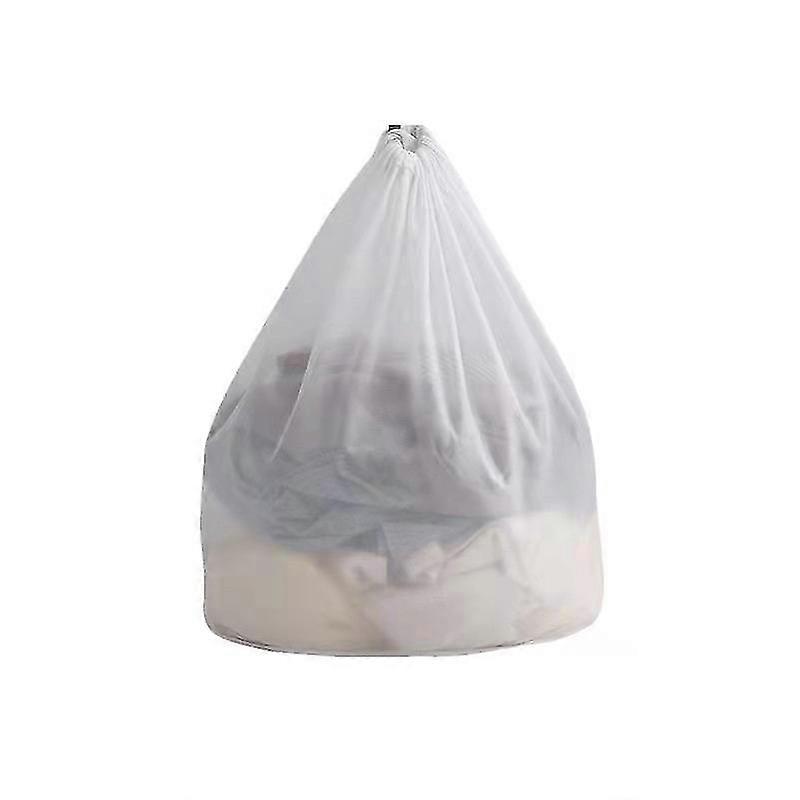 4pcs Mesh Coarse Net Laundry Bag With String