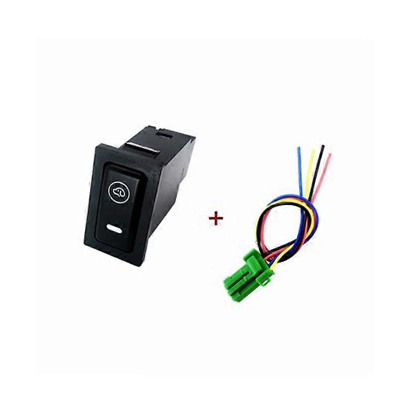 1PC AUTO Headlight Humidification Electronic Dog Fan Front Fog lights Rear Fog lights Switch Button For CHERY Cowin 2 2012