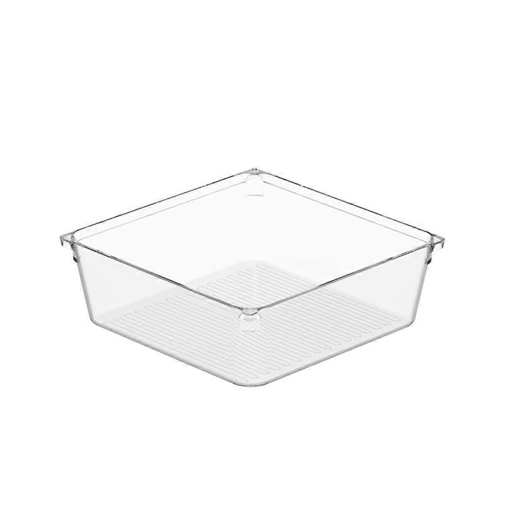 Stackable Drawer Organizer Makeup Stationery Divider Storage 15.3x15.3x5.2cm