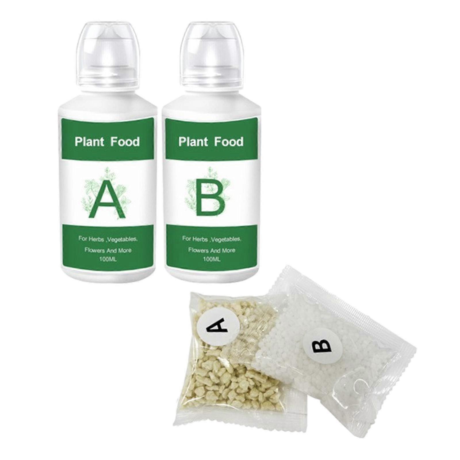 Hydroponics Nutrients A and B Gardening Garden Patio Plants Solid Fertilizer