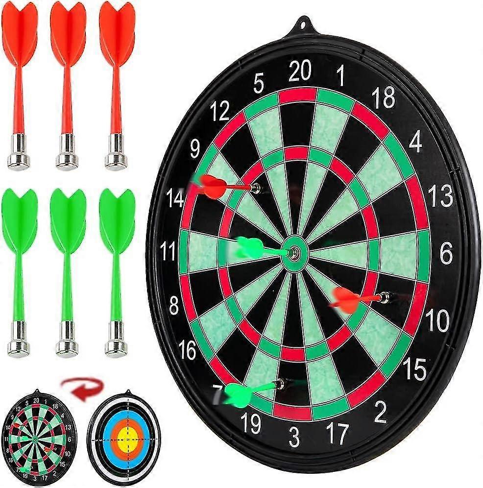 The Dart Board Game, with Magnetic Darts and 16 Dartboard