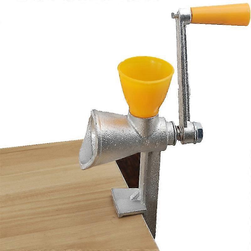 Macinino Manuale In Ferro Per Semi E Cereali – Con Tramoggia In Plastica, 27x15x10 Cm, Per Uso Domestico
