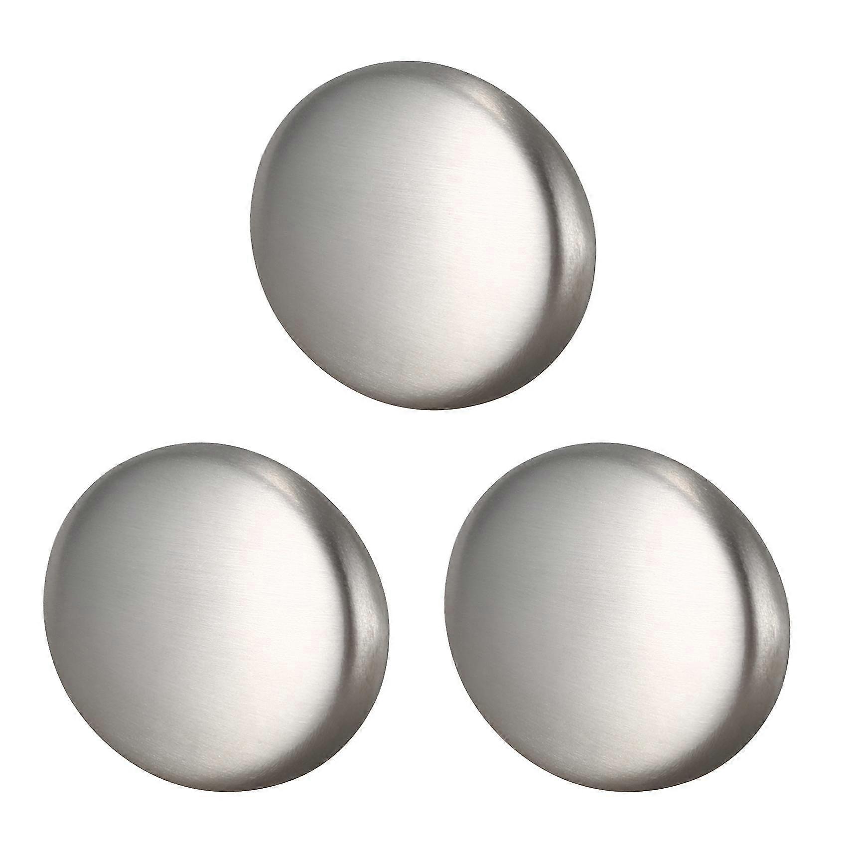 3x tvål i rostfritt stål