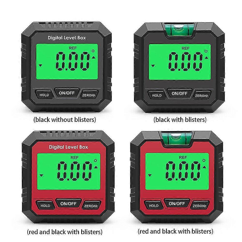 4*90 Digital Level Protractor Inclinometer Magnetic Base Digital Angle Gauge With Backlight Level Tester Measuring Tool