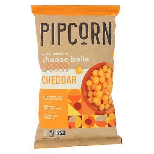 Palline di formaggio Pipcorn Cheddar, 4,5 once (confezione da 12)