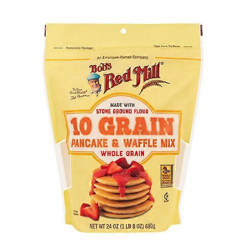 Bobs Red Mill 10 Garin Pancake & Waffle Mix ,24 Oz(Case Of 4)