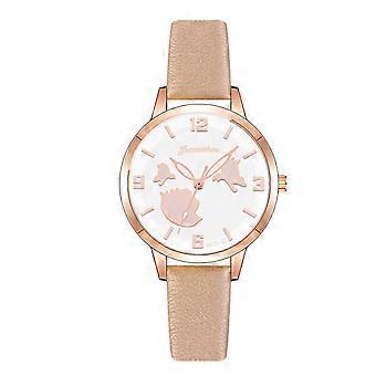 Juxiaosho Kvinder Fashion Watch Ur Rustfrit Stål Casual Kjole Wrist Crystal