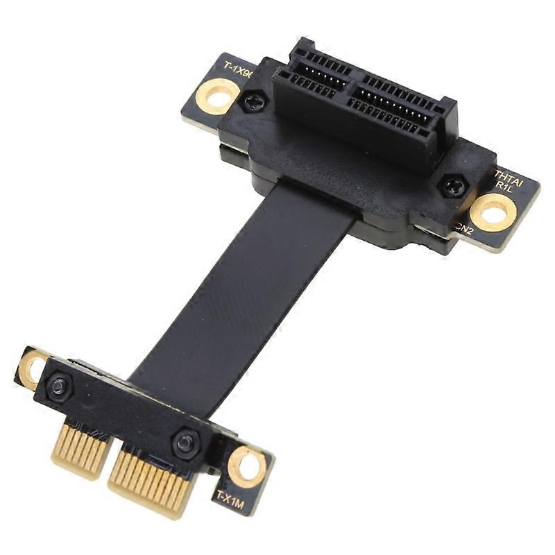 Ultra-Fast PCI-E 3.0 X1 PCIe3.0 Riser 90Degree Elbow Reverse Extension Cable