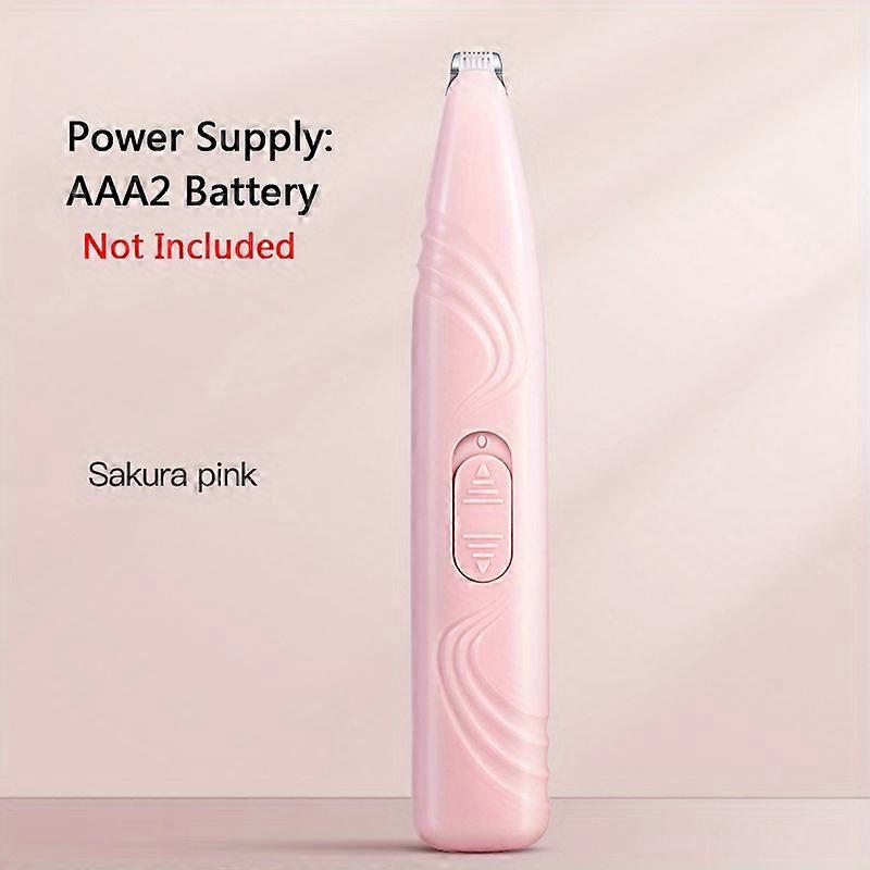 1pc Precision Pet Hair Trimmer - Professional Electric Clippers for Cats and Dogs, Ideal for Paw & Foot Grooming, Easy-to-Use Design, Battery-Operated