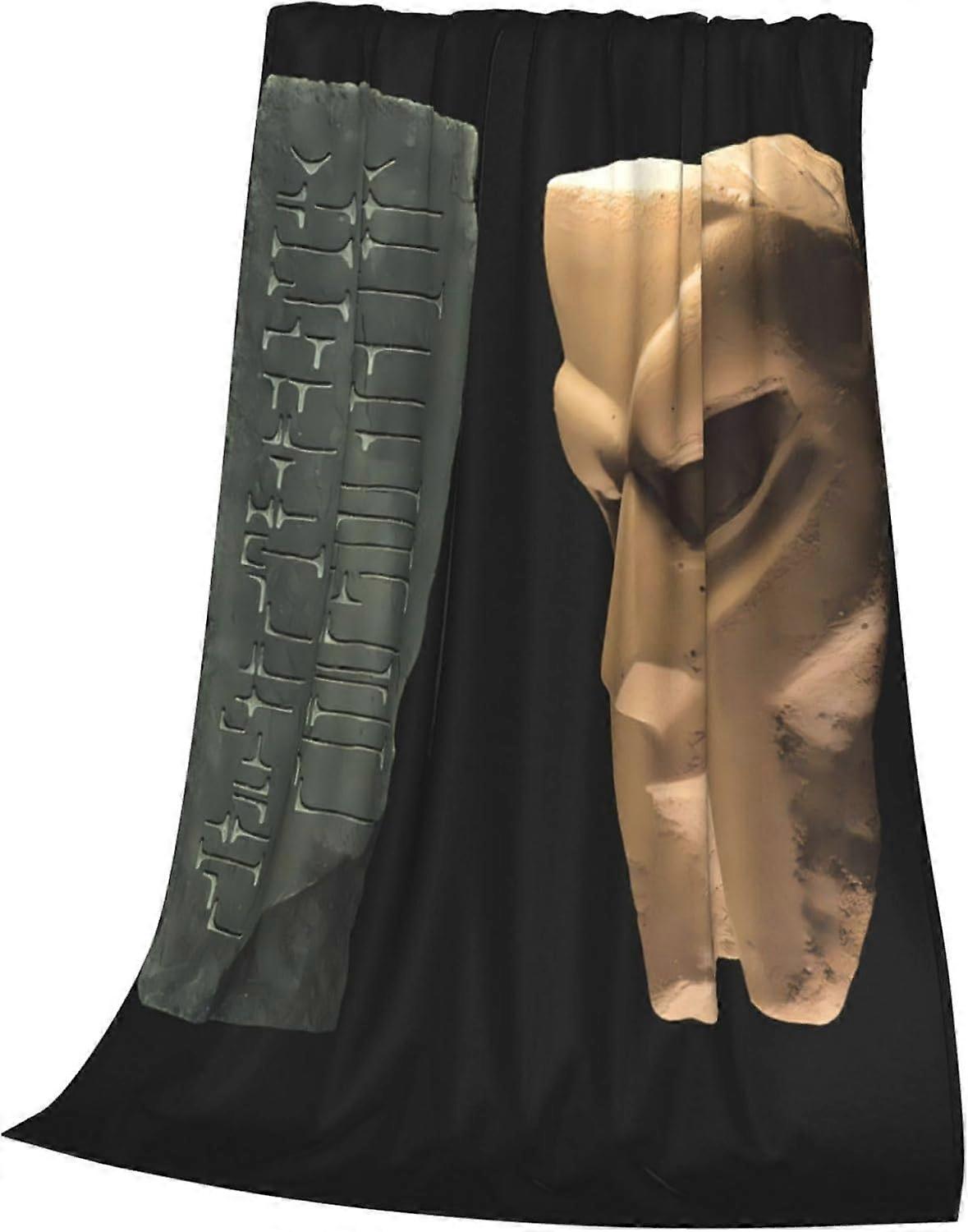 MF Music Doom Filt Super Soft Flannel Throw Filt Varm Mysig Fleece Filtar för bäddsoffa Vardagsrum Sovsal