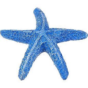 2024 Acuario de resina Patrón decorativo de estrella de mar Estrella de mar simulada azul Pecera Paisajismo Suministros decorativos para acuarios Decoración del hogar Acuario o