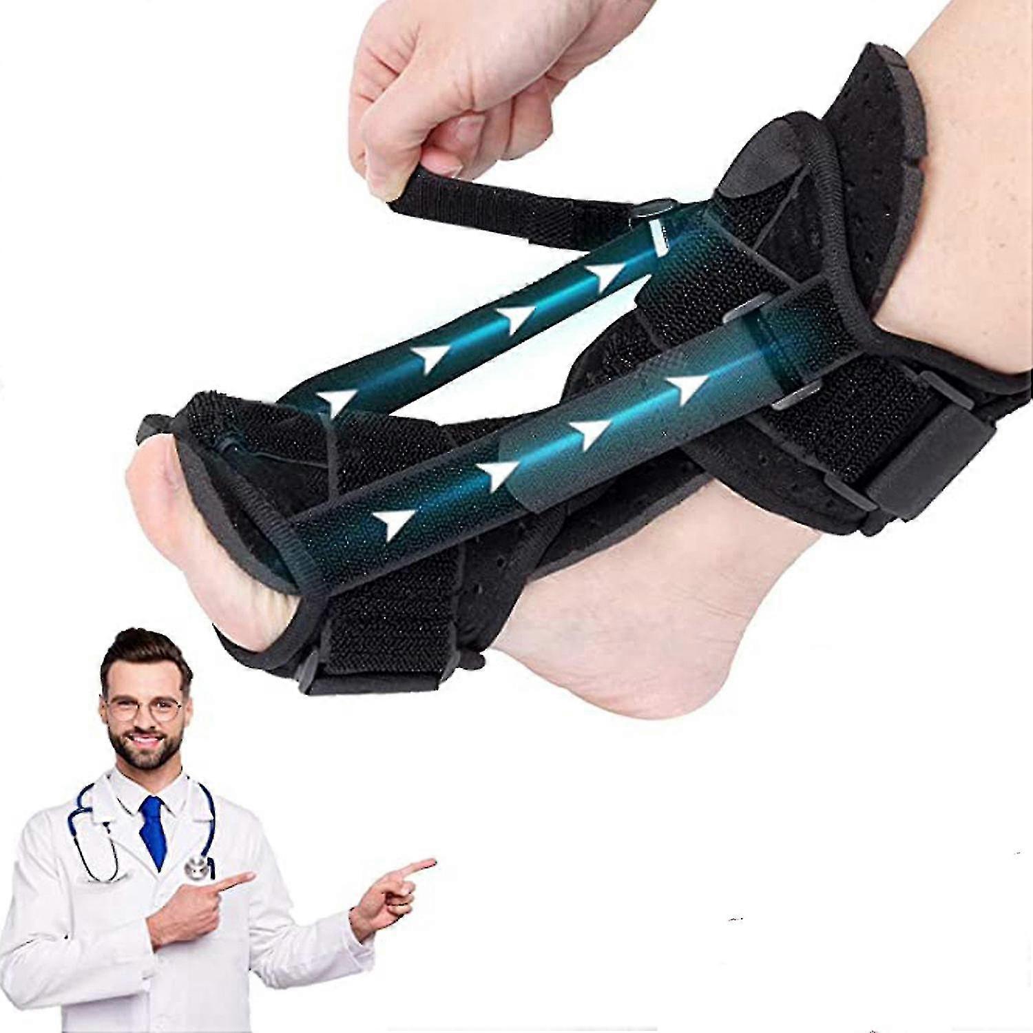 Plantar Fasciitis Splint Night, Plantar Fasciitis Support, סד כף רגל לתמיכה בקרסול, טיפת כף הרגל, גיד אכילס 33*23cm