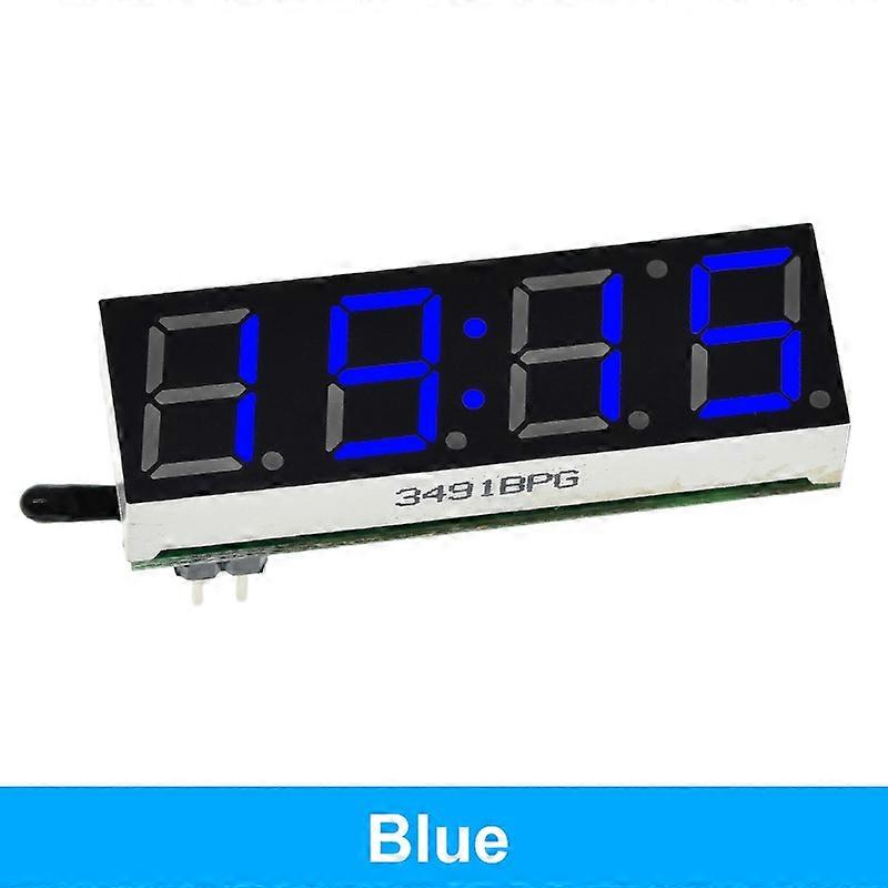 3 en 1 LED RX8025T Digital Clock Temperature Voltage Module DIY Time / Thermomètre / Voltmètre DC 5-30V pour Arduino