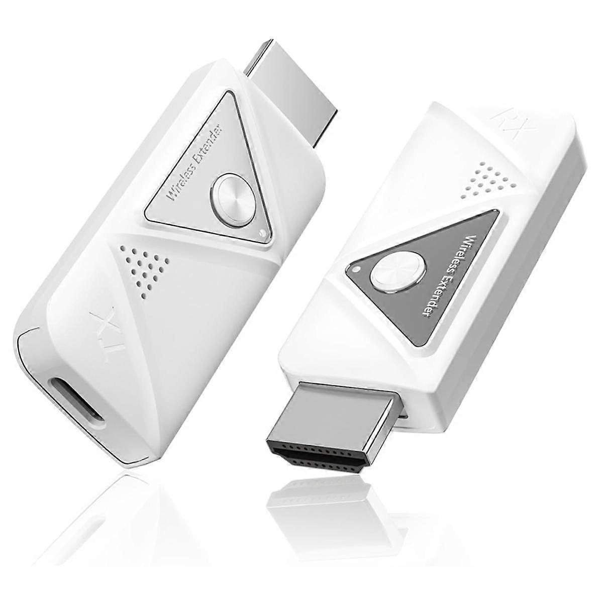 Wireless -Compatible Transmitter and Receiver Wireless Extender Support 2.4/5G for Streaming Laptop/Pc/Tv Box