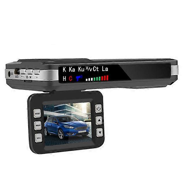 2 in 1 DVR Dash Cam for Car Camera Speedometer Dashboard Camera English Russian Voice Radar Detector X K CT La
