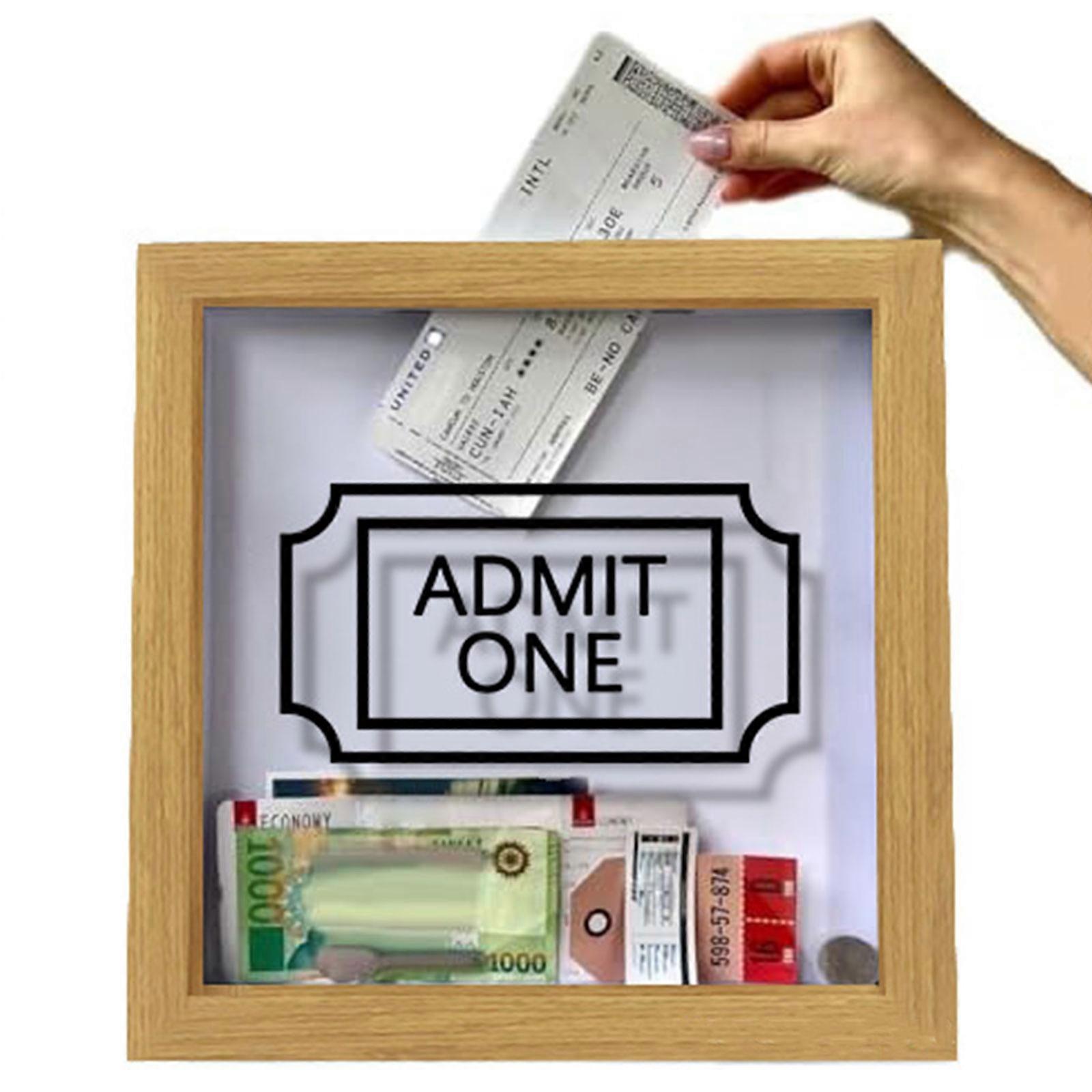 Ticket Collection Box Adventures Memory Box Travel Collection Box