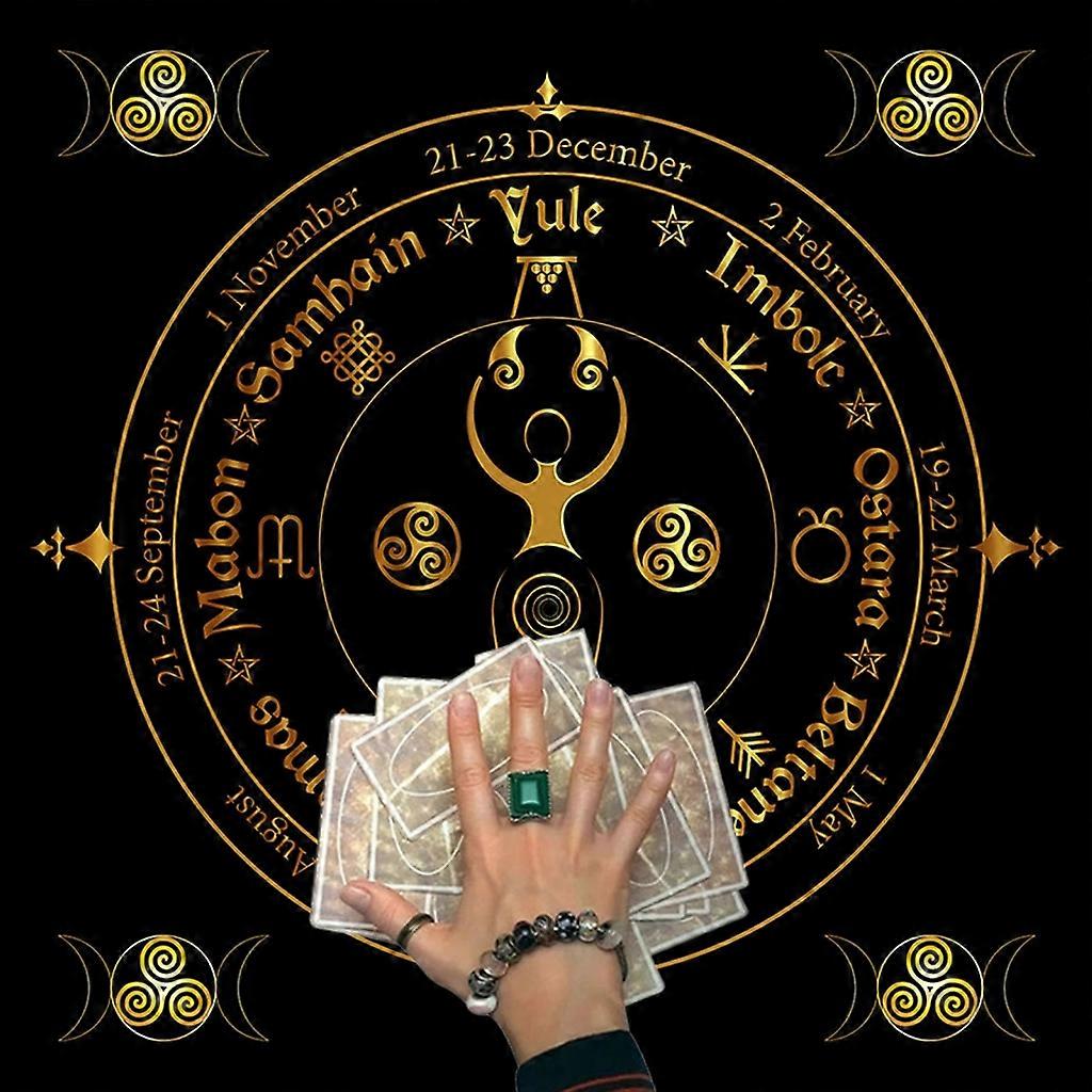 Tarot Card Tablecloth Board Game Fortune Astrologys for Oracles Cards Cloth