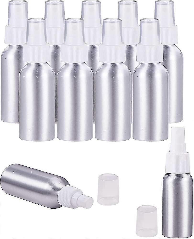 Pack Of 8 120ml Reusable Aluminum Empty Spray Bottles