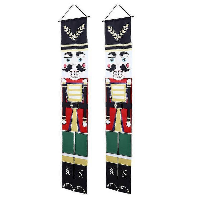 Color 2 Banners 1 Pair Creative Couplet Decoration