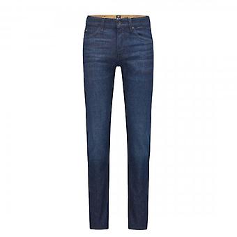 Men's Hugo Boss Delaware3-1+ Blue Washed Slim Fit Jeans 410 50458124