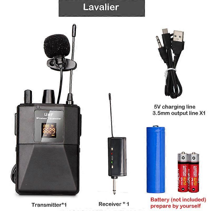 UHF Wireless Headset Microphone with Transmitter Receiver LED Digital Display Bodypack Transmitter for Teaching Live Performance