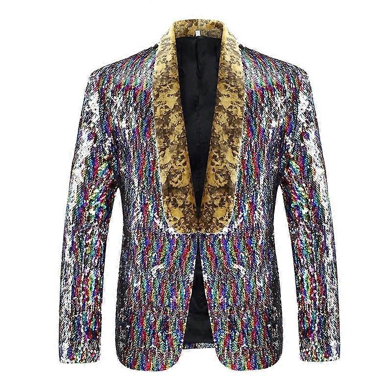 Men's blazers with multicolored sequins