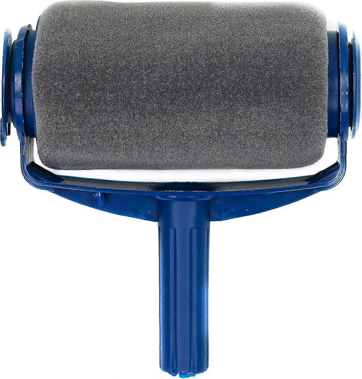 Icke-droppande färgrulle - Mikrofiber påfyllningsbar väggfärg Rullbyteshylsa - Rulle - Infällbar sömlös färgrulle med färgblå