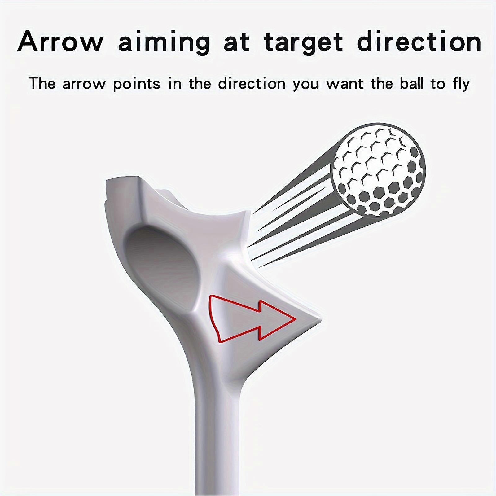 New style 10Pcs Golf Tees Wear Resistant Portable Oblique Insertion Decrease Friction Professional Increase Distance Compact 10 Degrees Golf Ball Tees