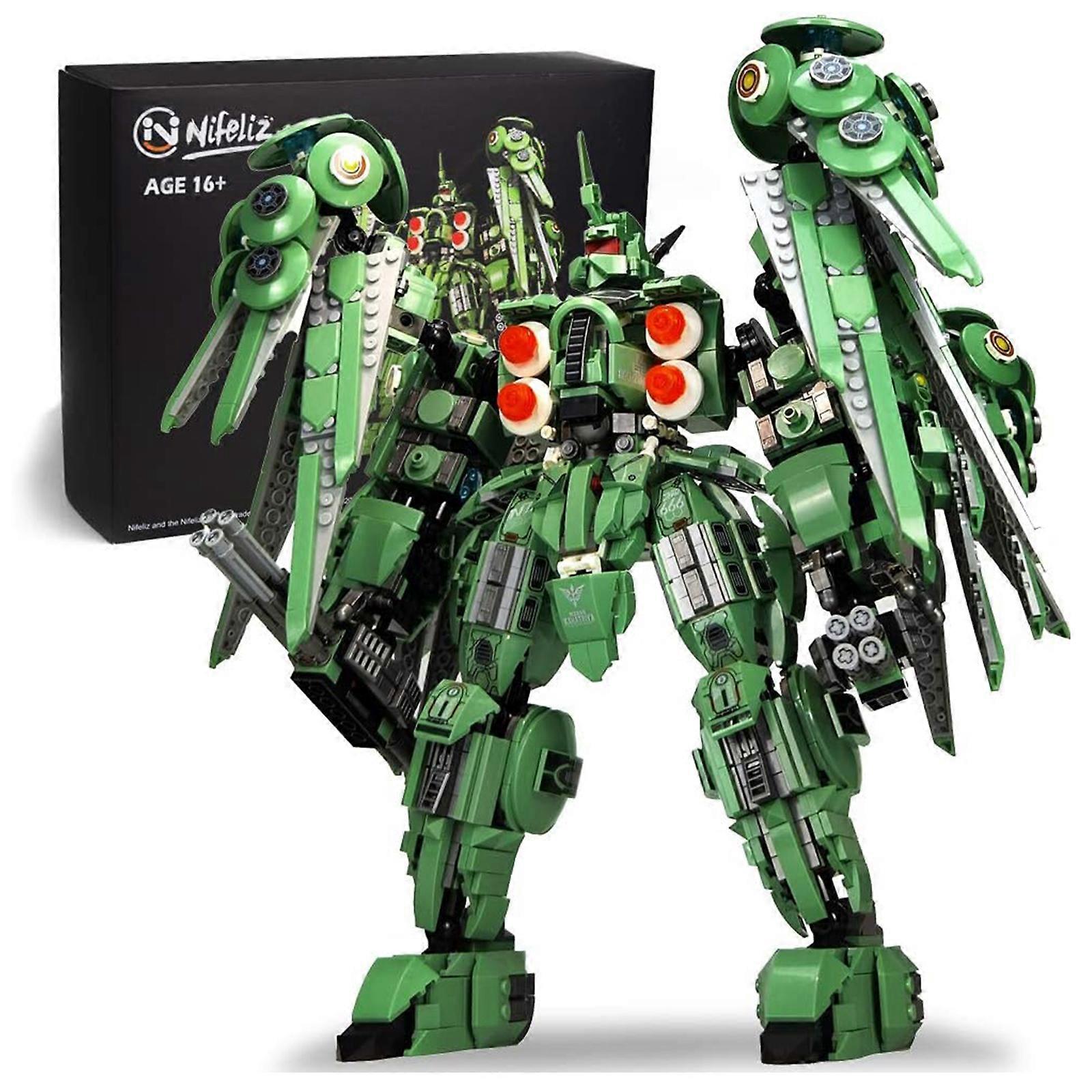 Nifeliz Mecha NF-666 Building Block Kit and Engineering Toy, Construction Set to Build, Model Set and Assembly Toy for Teens and Adult (2091 Pcs)
