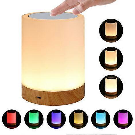 Smart LED Bedside Lamp - Touch Control Timer Function 3 Brightness Levels
