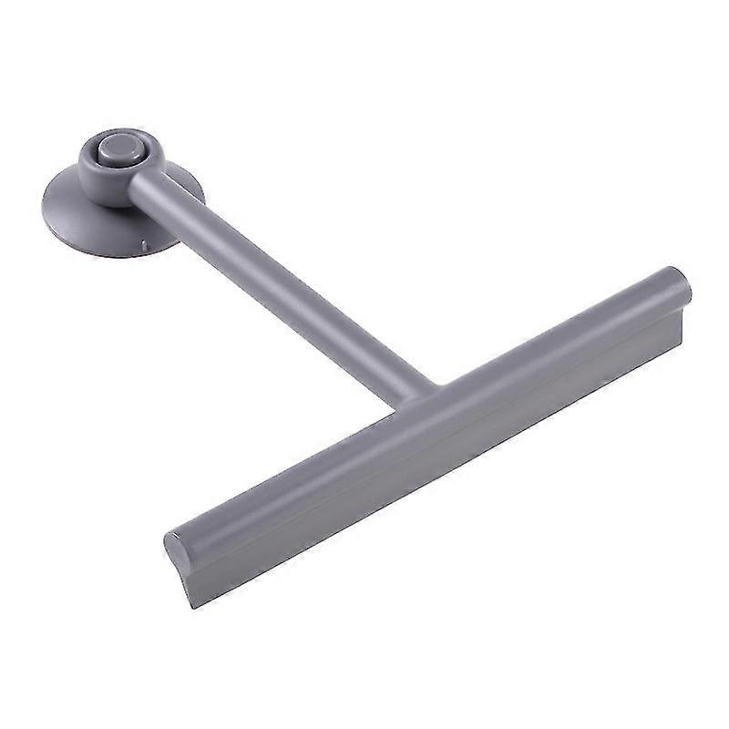 1pcs Shower Squeegee Bathroom Wiper With Suction Cup(grey)