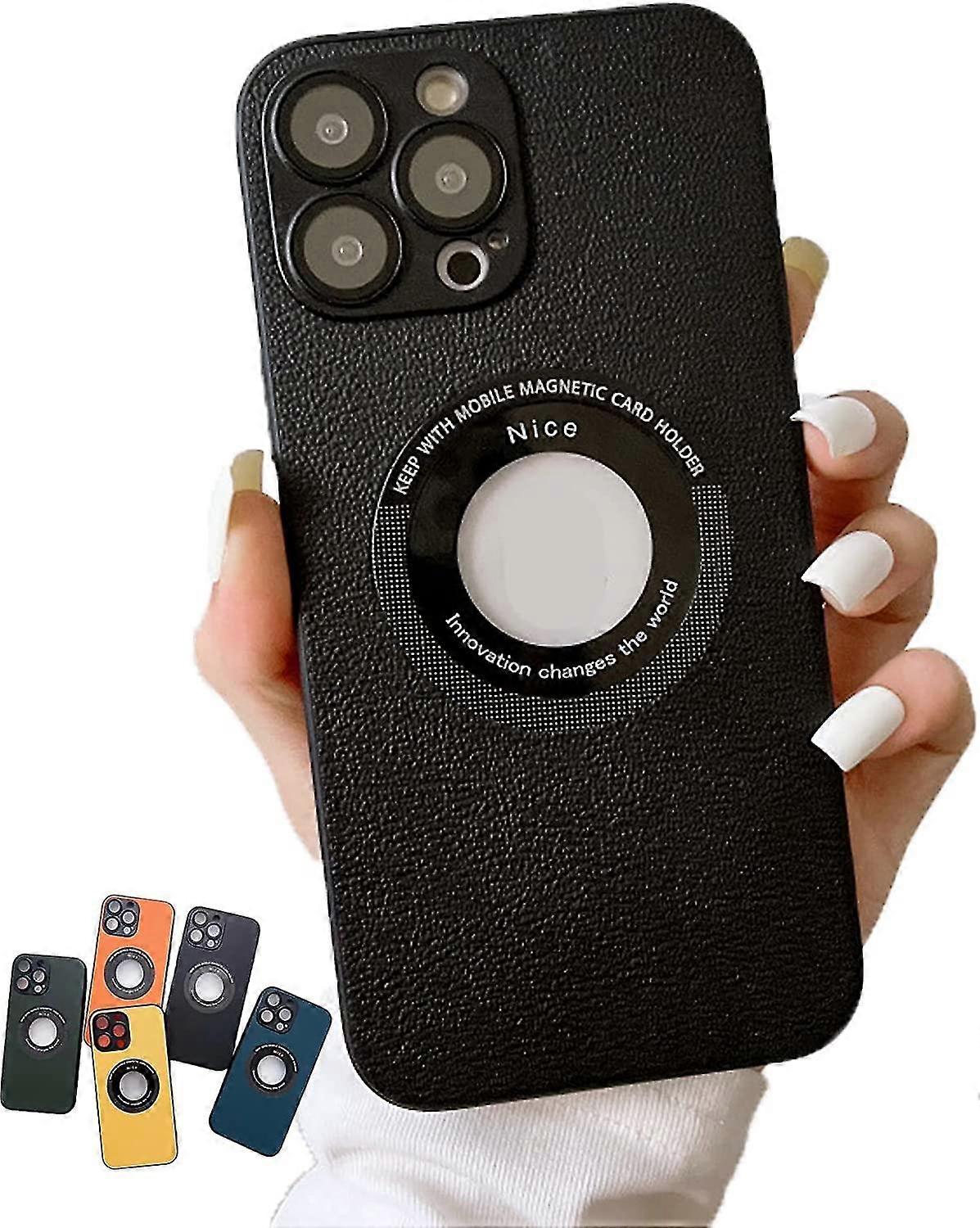 Magsafe Magnetic Charging Leather Phone Case Compatible With Iphone 13 Pro Max/13 Pro/13