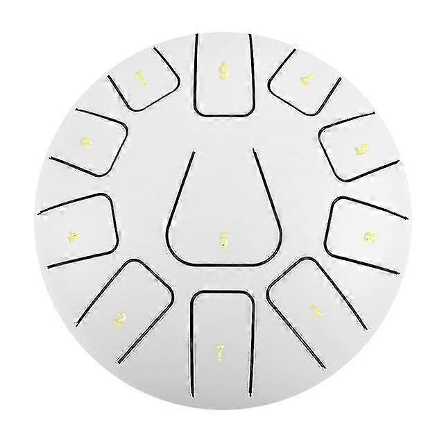 Naiwang 8 Inch Steel Drum 11 Handpan Drum With Drum Et Finr Picks Drum Bag Percuss Instrument For