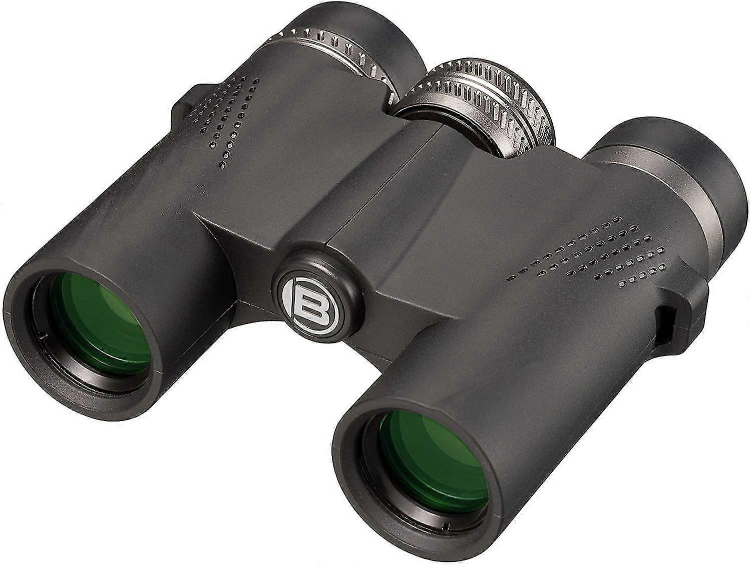 Bresser binoculars Condor roof prism 10x25 waterproof with nitrogen filling and UR multi-layer coating for high imaging performance,black