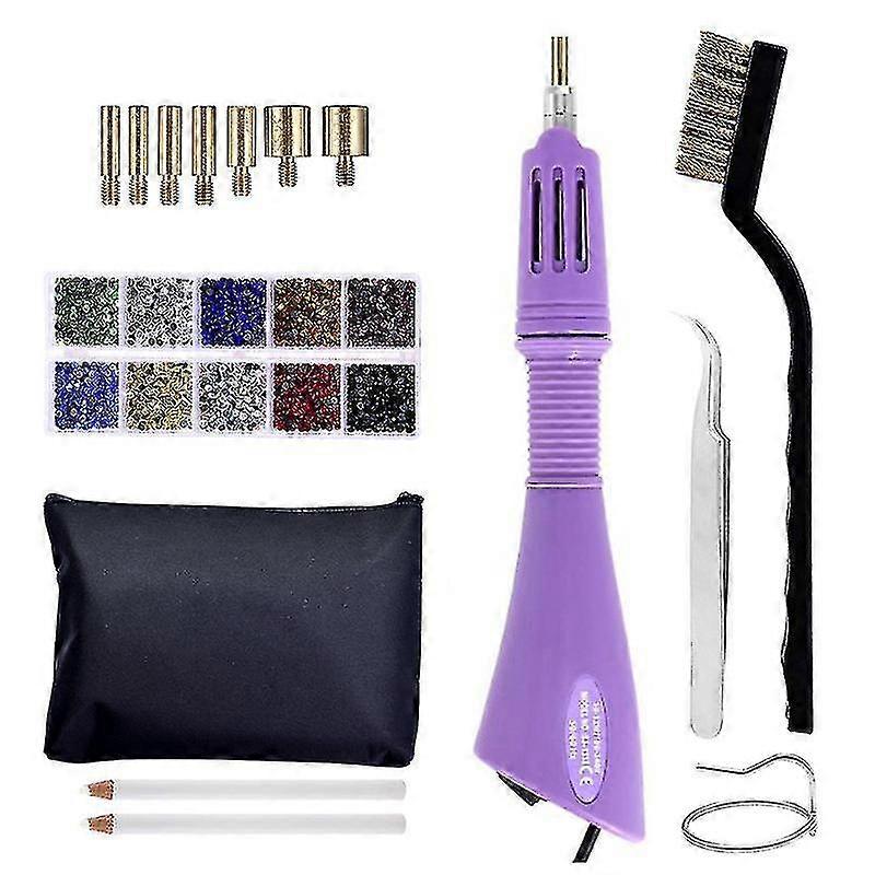 Hotfix Applicator Rhinestone Setter Hot Fix Applicator Wand Tool Bedazzler Kit