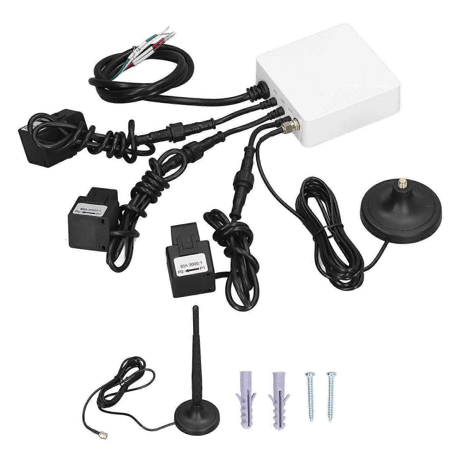 3 Phase 4 Wire Energy Meter for ZigBee Smart Clamp Meter Current Transformer Home Electricity Monitor 100240V