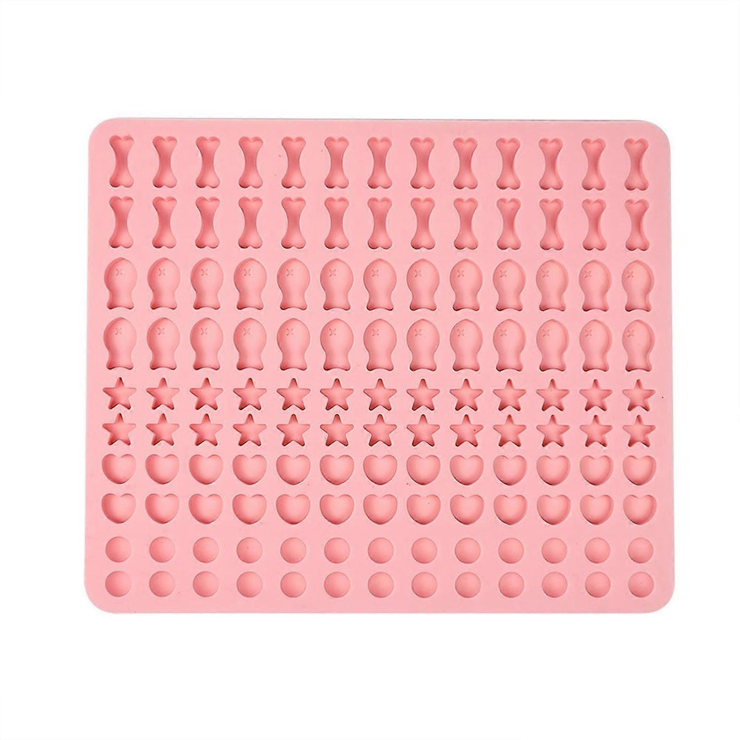 130-Grid Silicone Baking DishDog Cookie 5 Shapes In 1 BPA-free Baking Dish Mold for DIY Dog Cookies