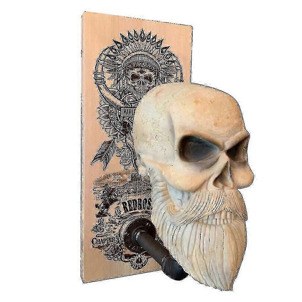 Wall Mount Helmet Rack Skull Bracket Resin Craft C Style