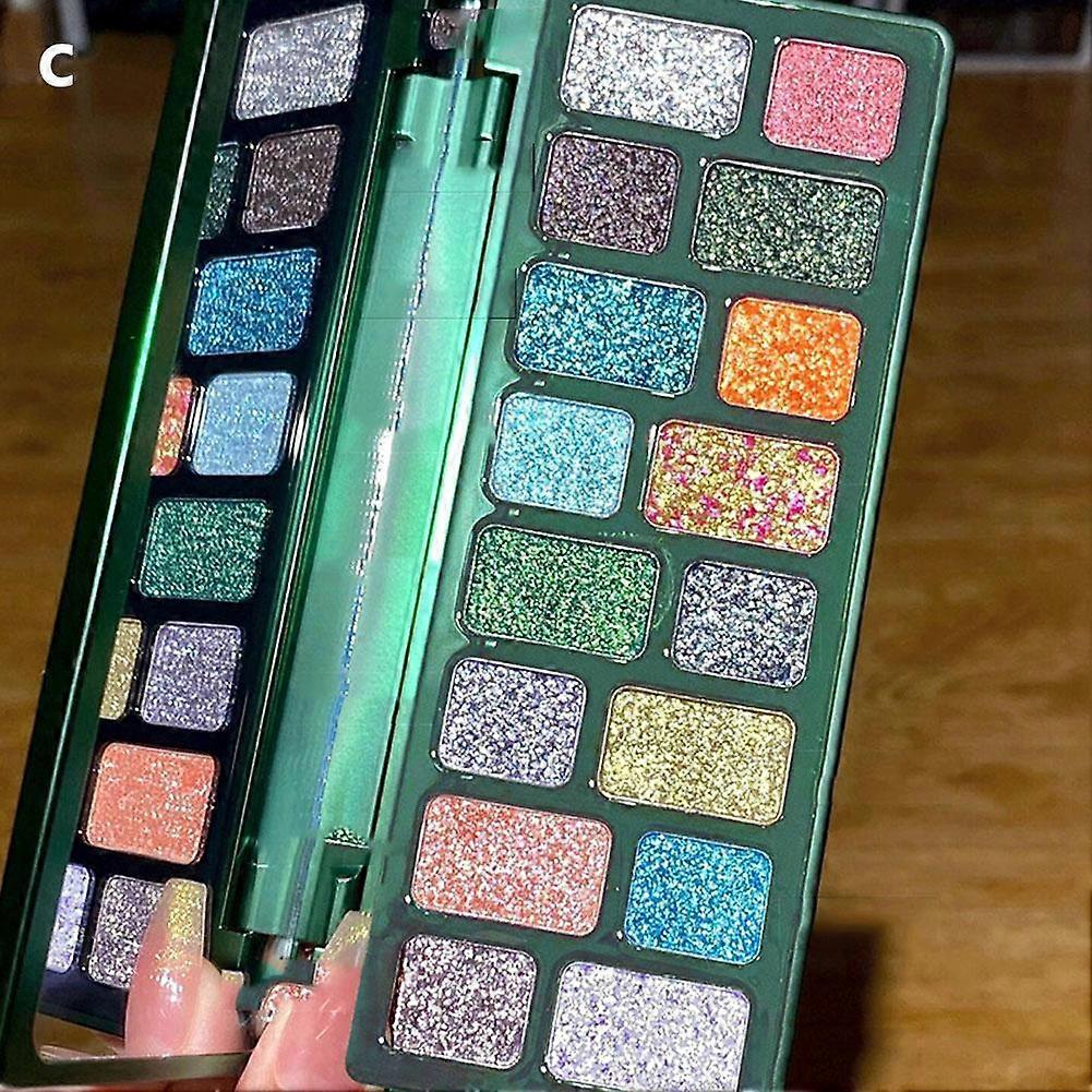 True Color 08# Ambition Palette (C) $DIKALU True Color 16-Farben-Lidschattenpalette Matt Perlmutt Glitzernder Diamant Play Make-up-Farbe