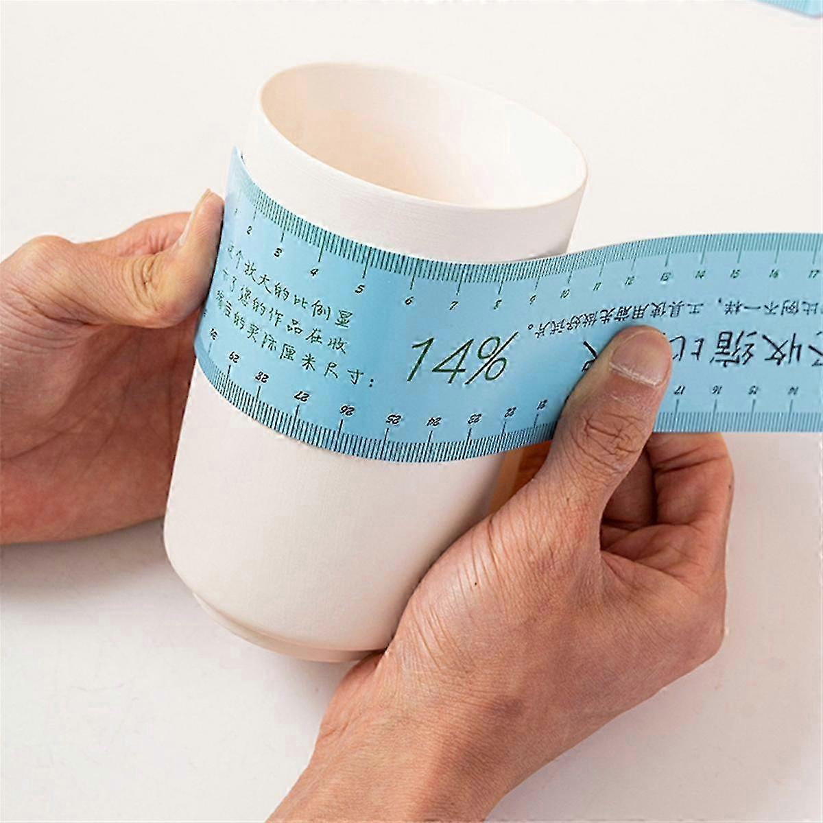 2pcs Ceramic Shrinkage Scale Set Plastic Soft Ruler DIY Ceramic Shaping Multifunctional Drawing Meas