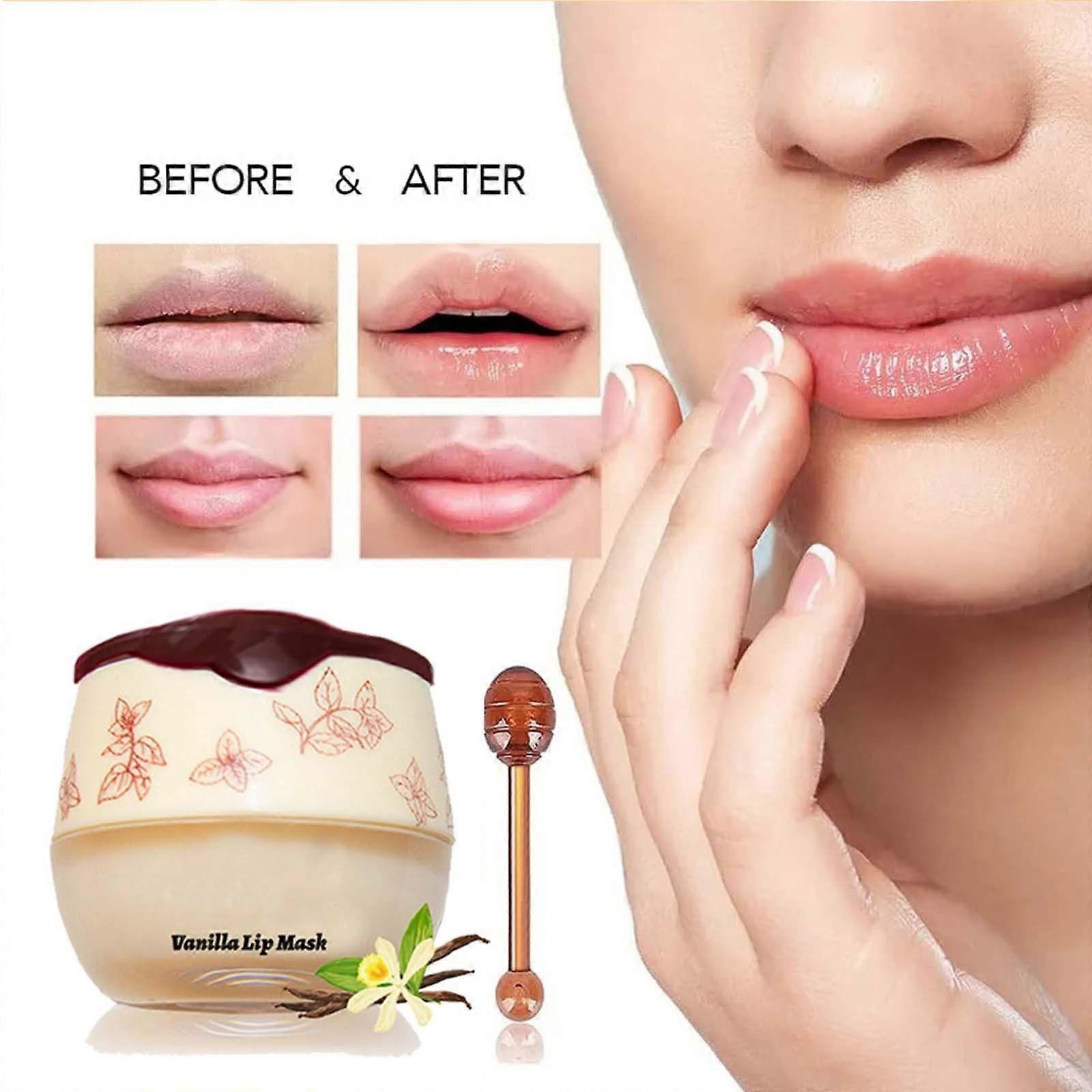 Strawberry Propolis Moisturizing Lip Mask Moisturizing And Improving Lip Lines Dead Skin Removing Lipstick 5.5g Flye251579