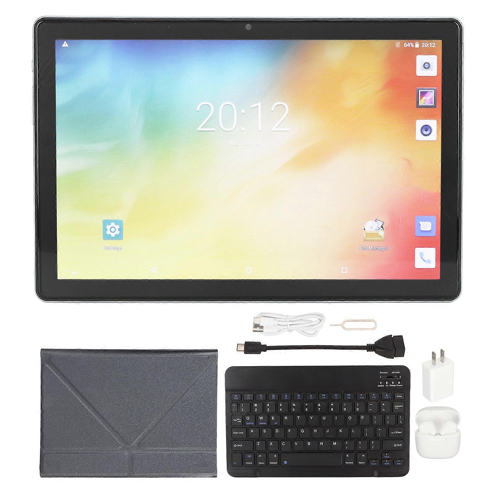 2 in 1 Tablet 10.1 Inch Android 12.0 12GB RAM 256GB ROM 10 Core CPU 4G LTE 5G WiFi