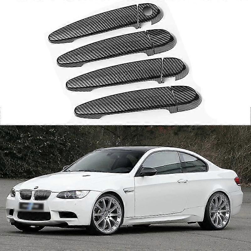 Suitable For 09-14 Bmw M3 Handle Carbon Fiber Texture Door Handle Shell Decoration