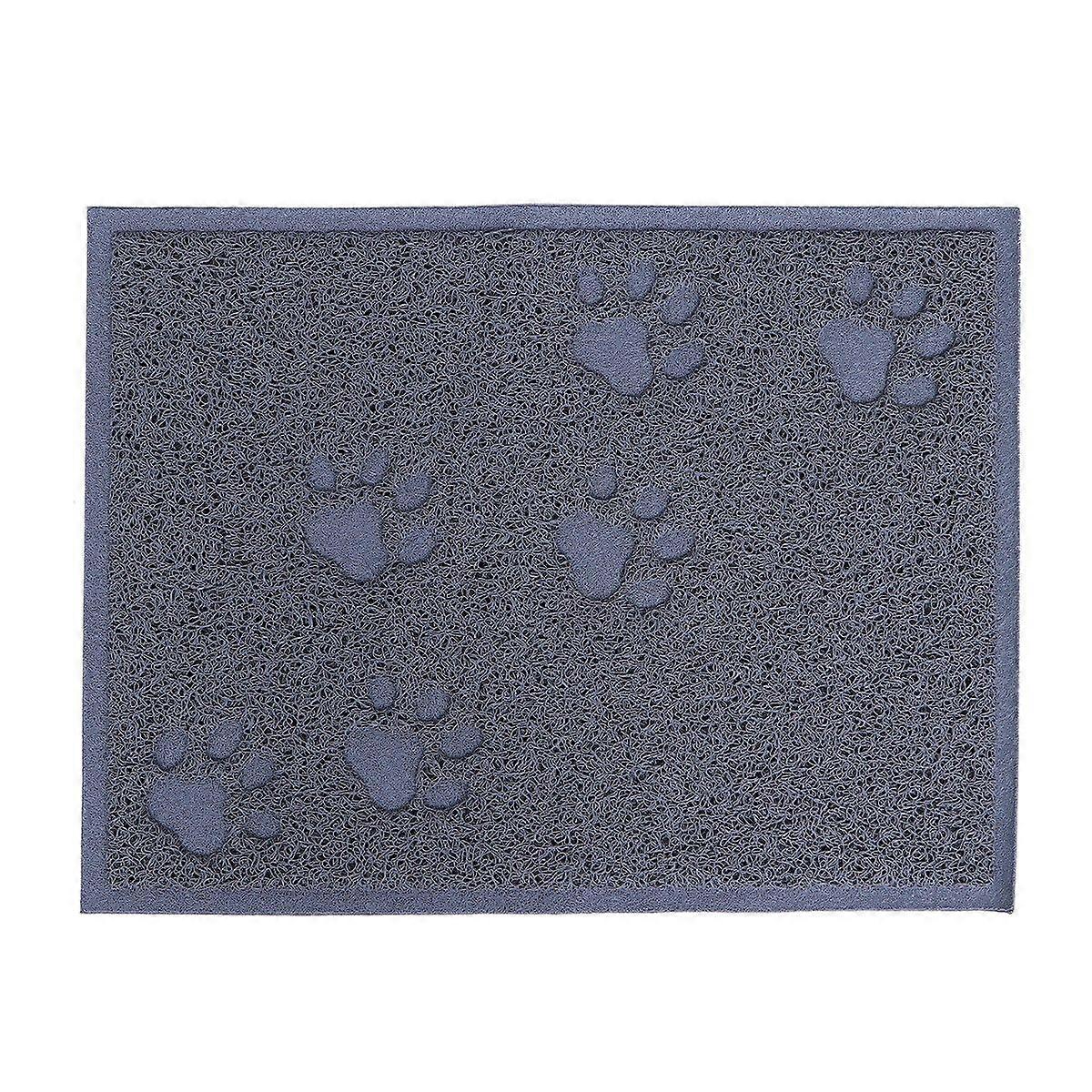 30 × 40 سنتيمتر الأليفة جرو القطط فضلات حصيرة مخالب الأليفة بصمة صغيرة القدم القدم النوم وسادة النوم مفرش تنظيف السجاد (رمادي)