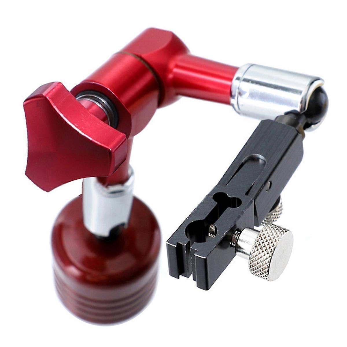 Magnetic Base Holder, Magnetic Stand Base, Red Magnetic Indicator Base, Universal Magnetic Base Stand